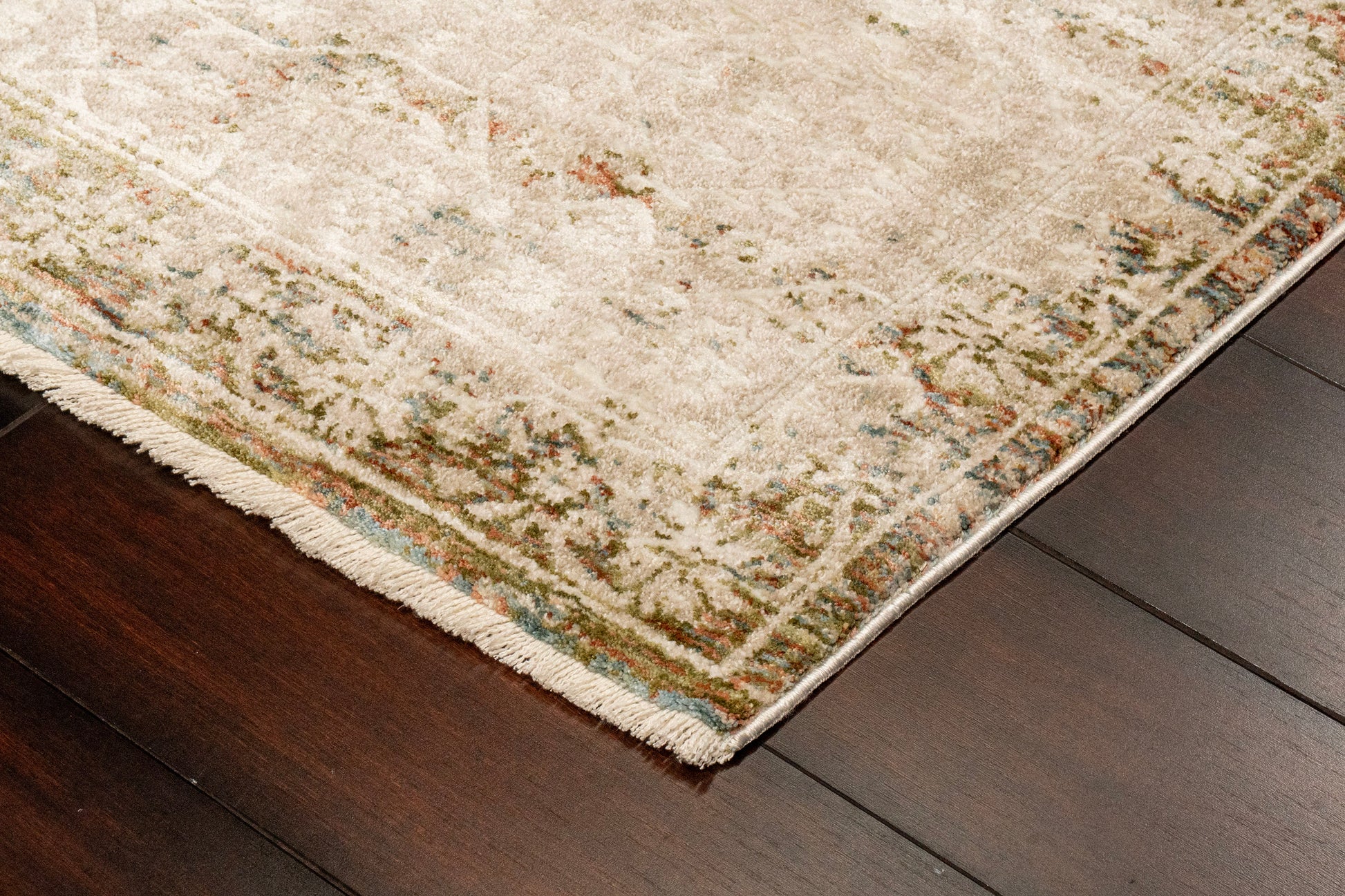 Hudson Transitional Beige/Cream Moroccan High-Low Rug