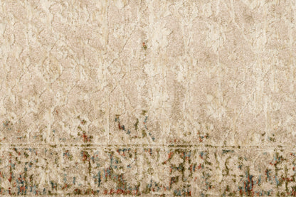 Hudson Transitional Beige/Cream Moroccan High-Low Rug