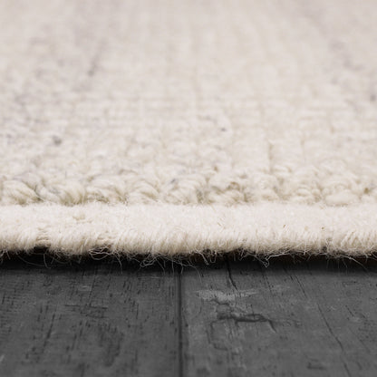 Ivy Modern Ivory Solid Medium Pile Rug