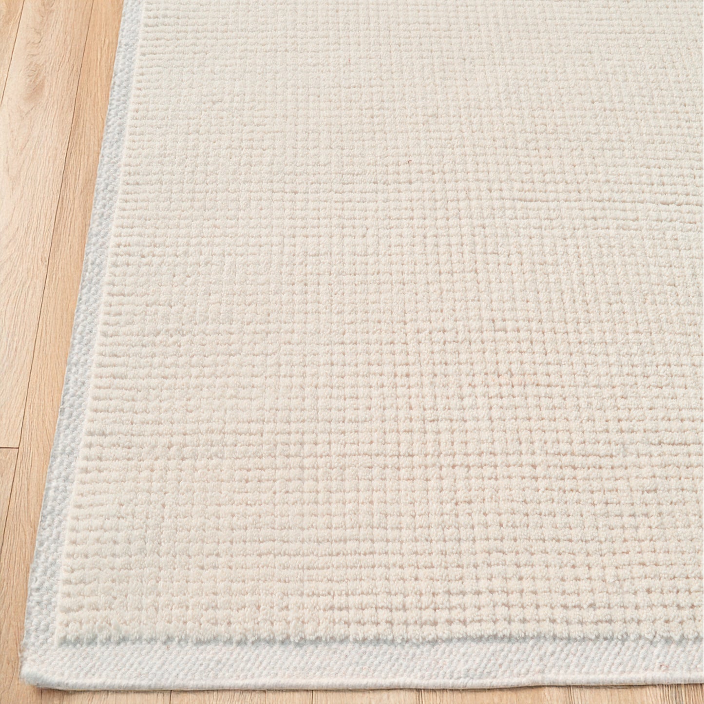 Ivy Modern Ivory Solid Medium Pile Rug