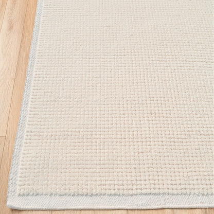 Ivy Modern Ivory Solid Medium Pile Rug