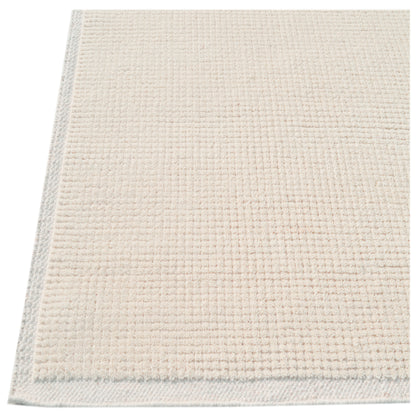 Ivy Modern Ivory Solid Medium Pile Rug