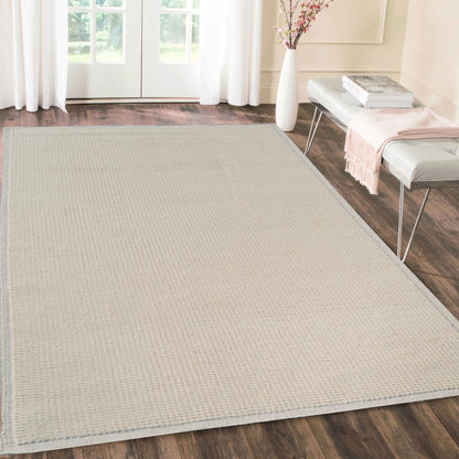 Ivy Modern Ivory Solid Medium Pile Rug