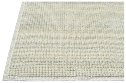 Ivy Modern Ivory/Silver Solid Medium Pile Rug