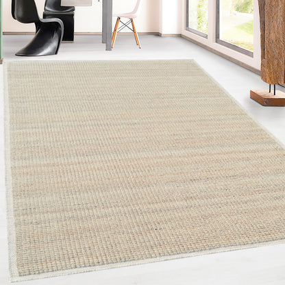 Ivy Modern Beige Solid Medium Pile Rug