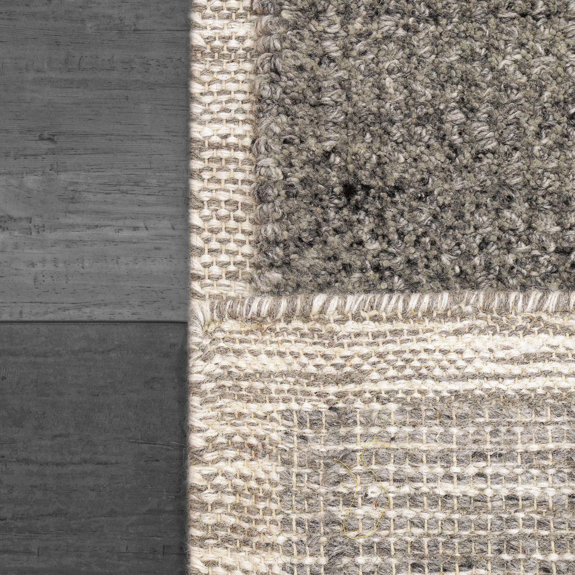 Ivy Modern Grey Solid Medium Pile Rug