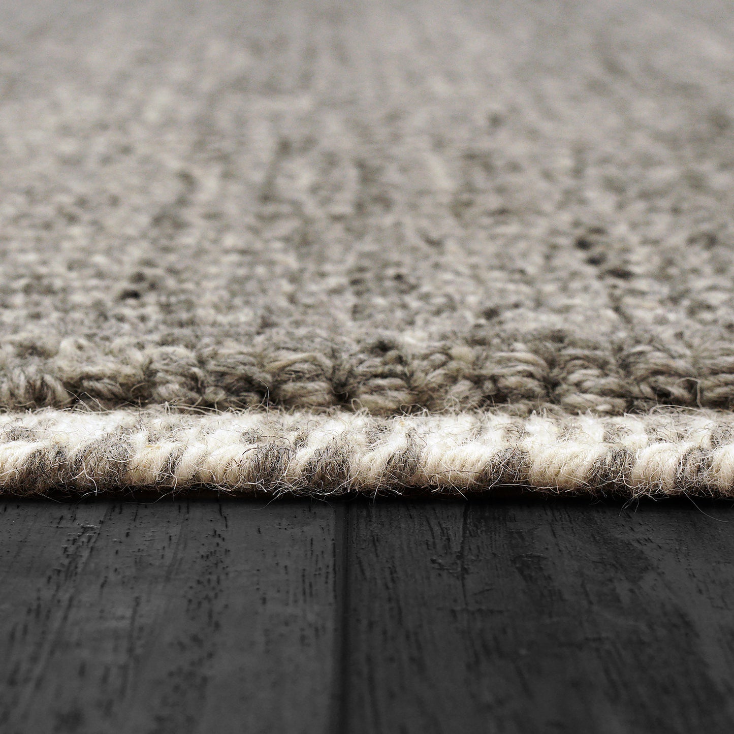 Ivy Modern Grey Solid Medium Pile Rug