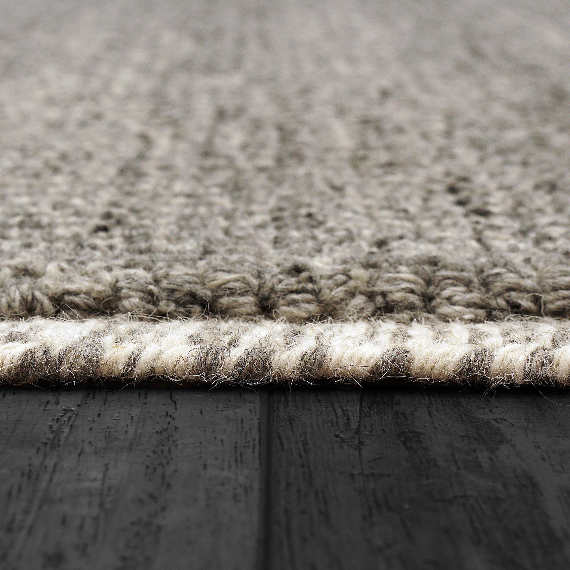 Ivy Modern Grey Solid Medium Pile Rug