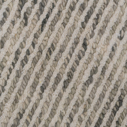 Jax Modern Ivory/Sage Striped Medium Pile Rug