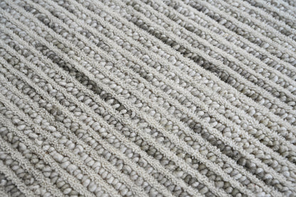 Jax Modern Ivory/Sage Striped Medium Pile Rug