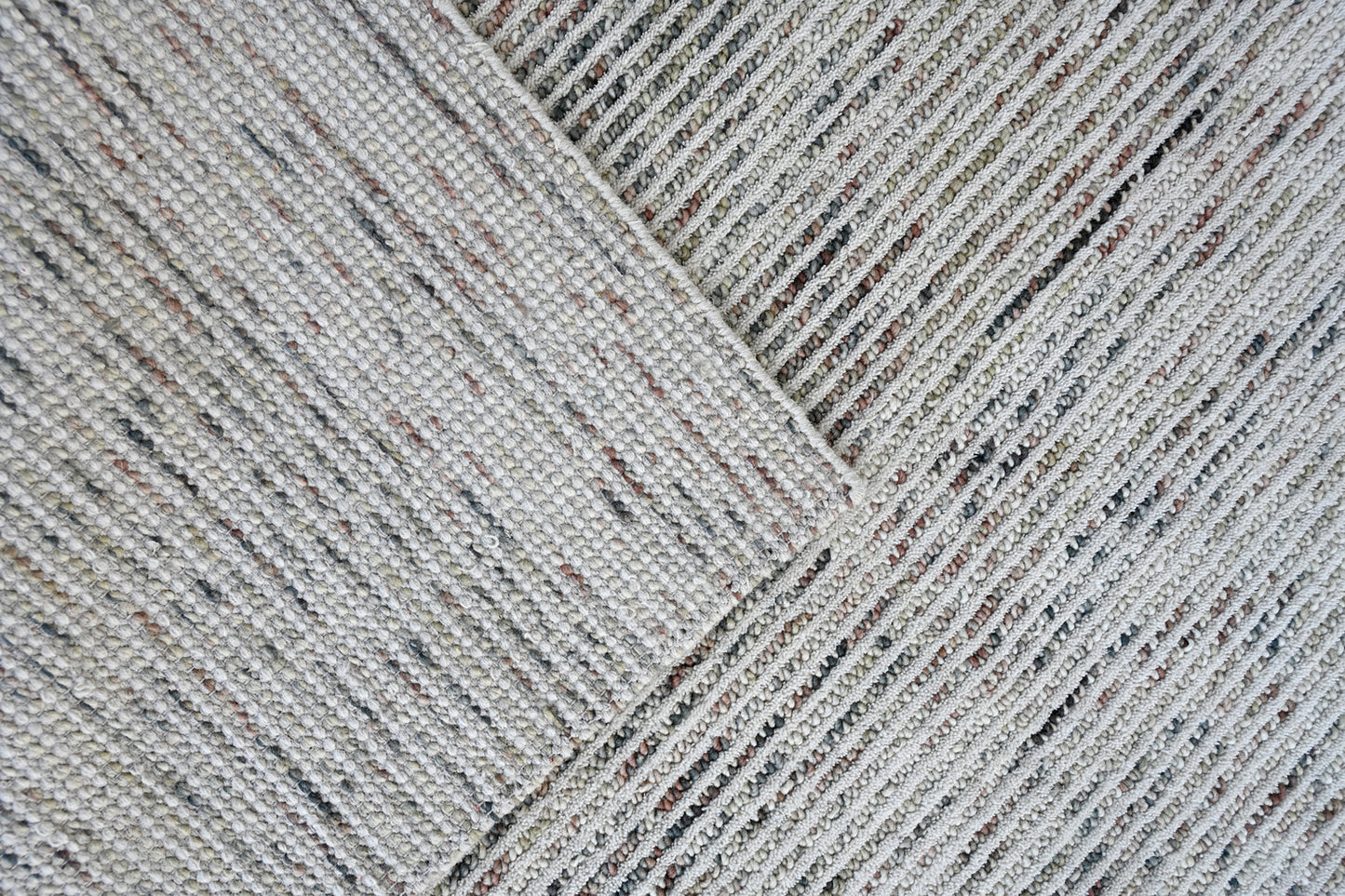 Jax Modern Ivory/Beige/Grey Striped Medium Pile Rug
