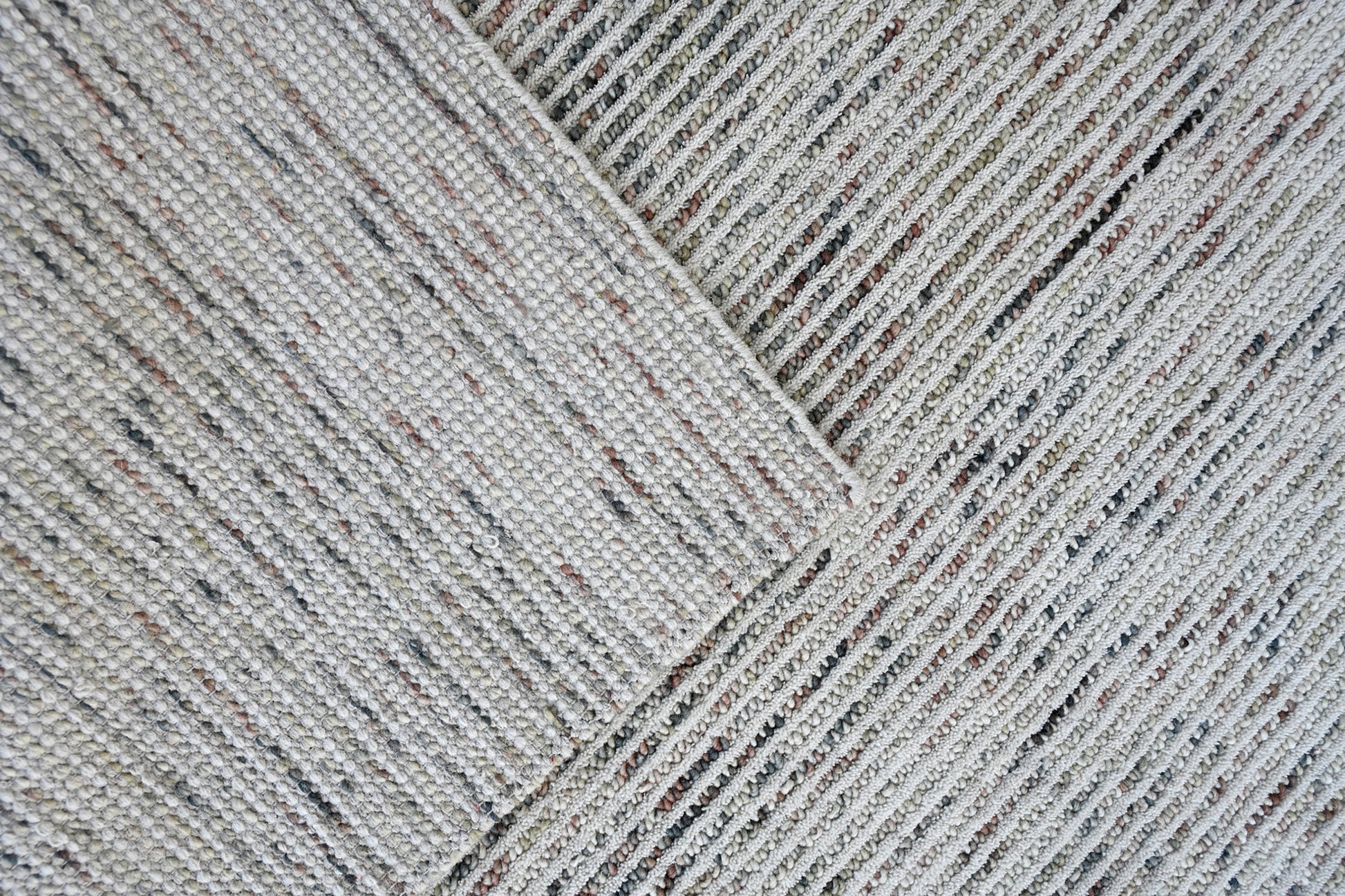 Jax Modern Ivory/Beige/Grey Striped Medium Pile Rug