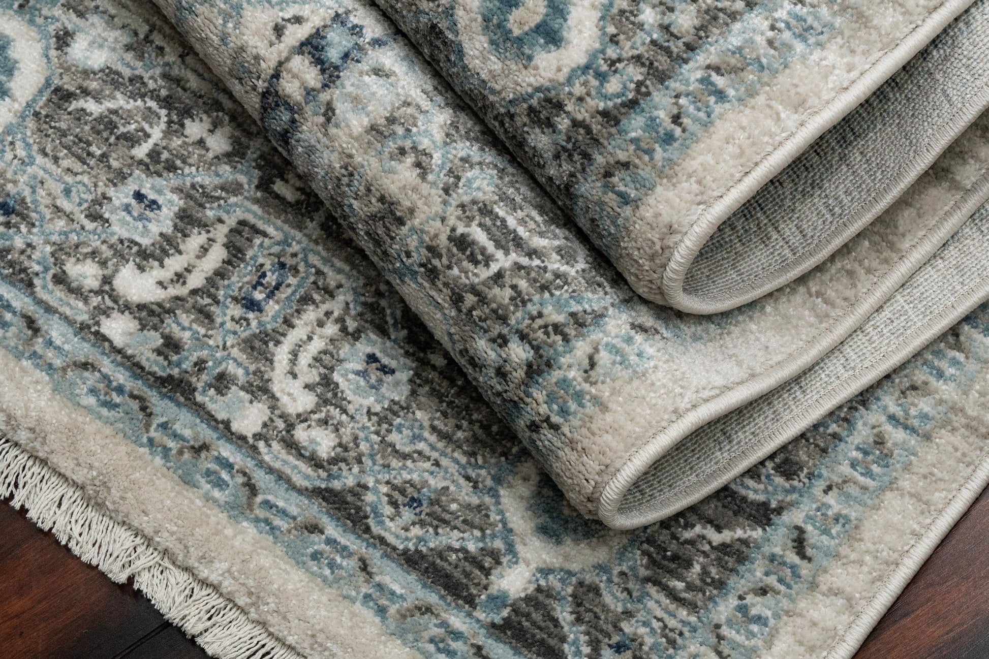 Juno Transitional Beige Distressed Medium Pile Rug