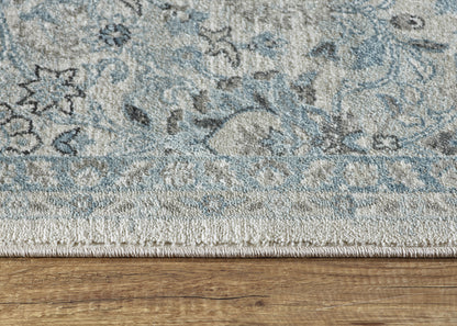 Juno Transitional Cream Floral Medium Pile Rug