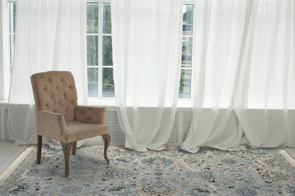 Juno Transitional Cream Floral Medium Pile Rug