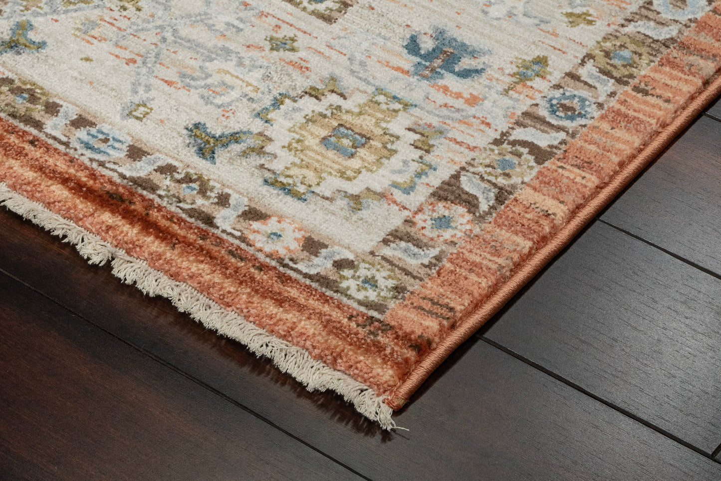 Juno Traditional Rust/Ivory/Multi Oriental Medium Pile Rug