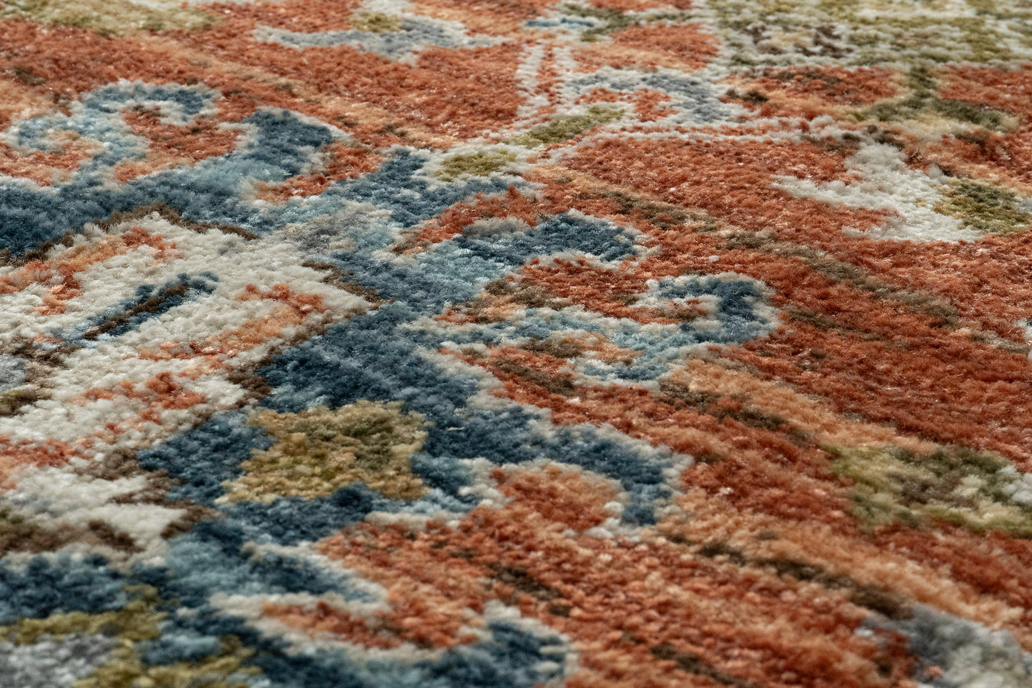 Juno Traditional Rust/Ivory/Multi Oriental Medium Pile Rug