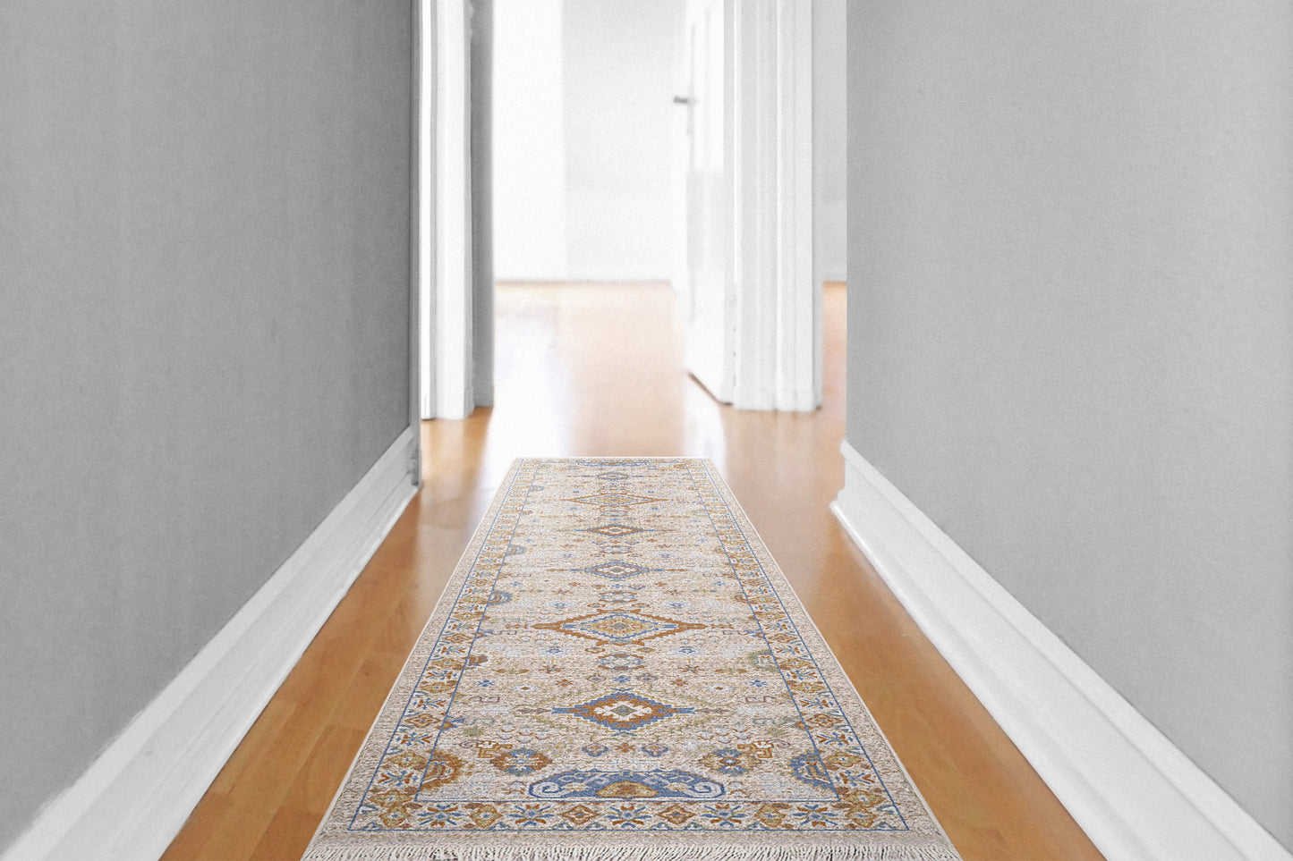 Juno Traditional Ivory/Multi Oriental Medium Pile Rug