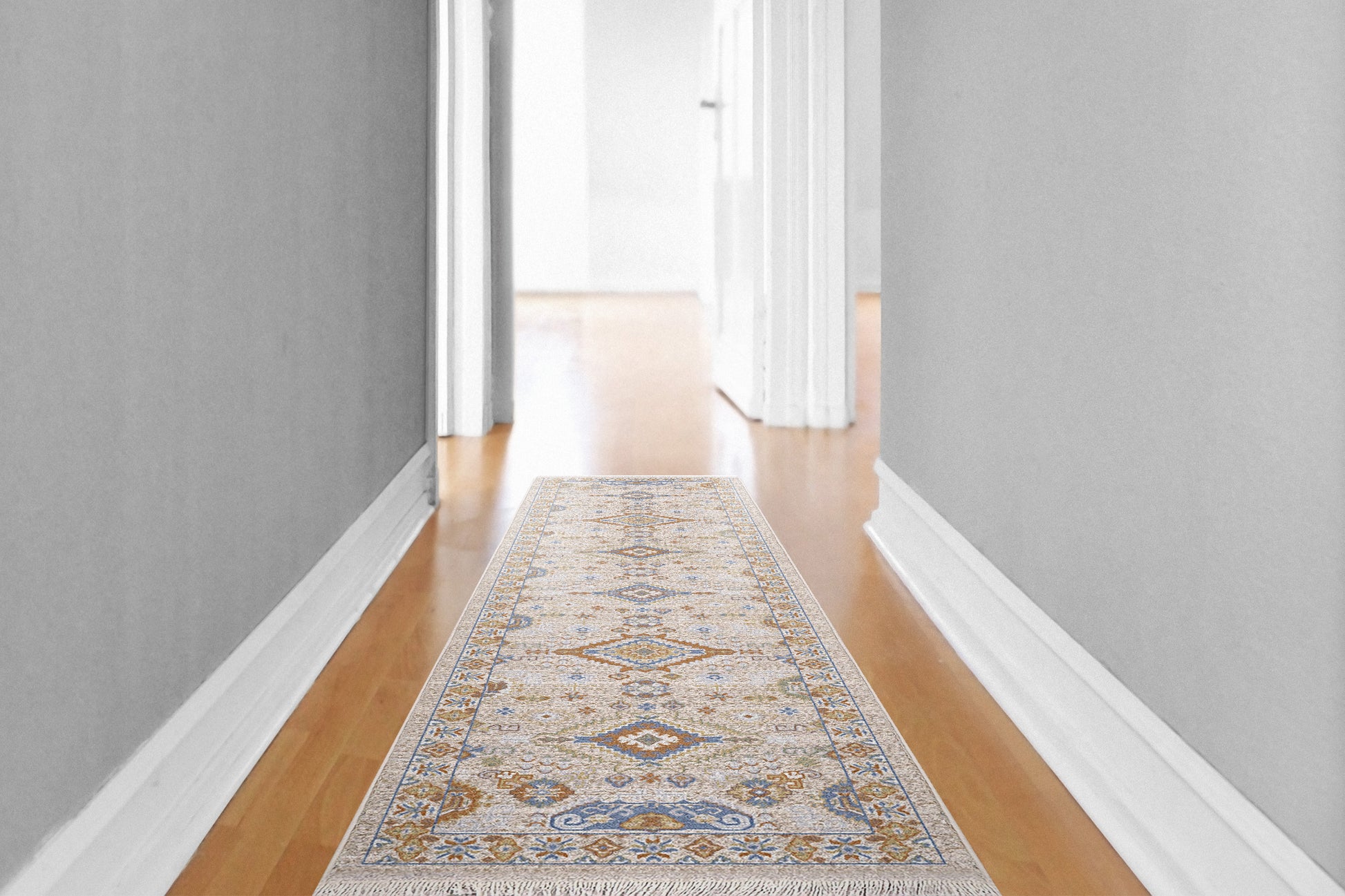 Juno Traditional Ivory/Multi Oriental Medium Pile Rug