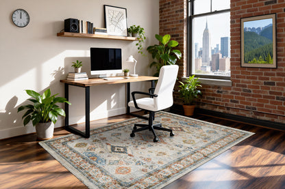Juno Traditional Ivory/Multi Oriental Medium Pile Rug