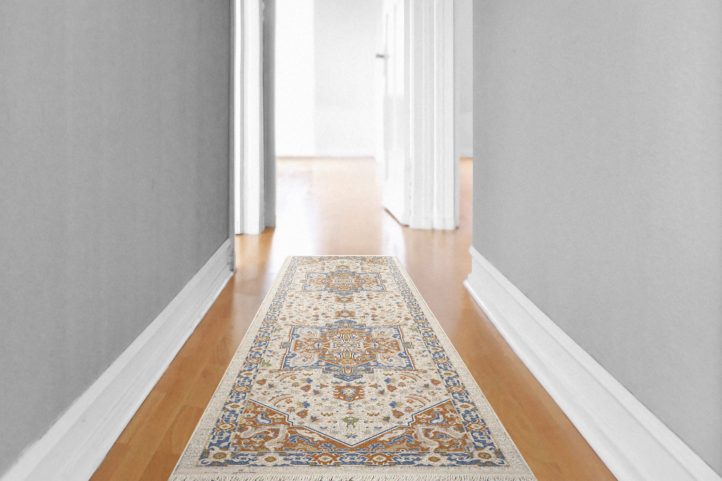Juno Traditional Beige/Multi Oriental Medium Pile Rug