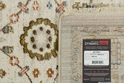 Juno Modern Ivory/Multi Abstract Medium Pile Rug