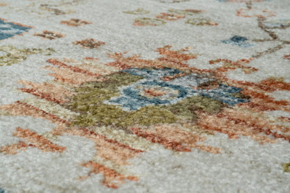Juno Modern Ivory/Multi Abstract Medium Pile Rug