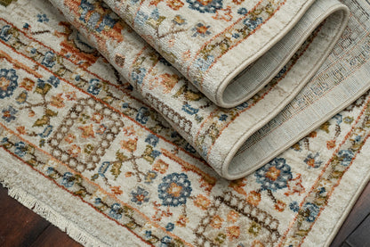 Juno Modern Ivory/Multi Abstract Medium Pile Rug