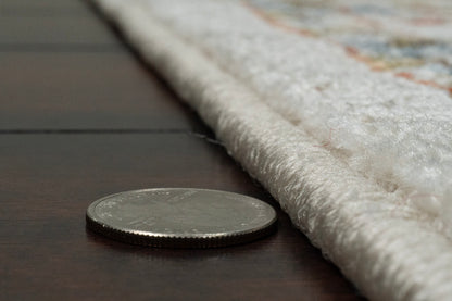 Juno Modern Ivory/Multi Abstract Medium Pile Rug