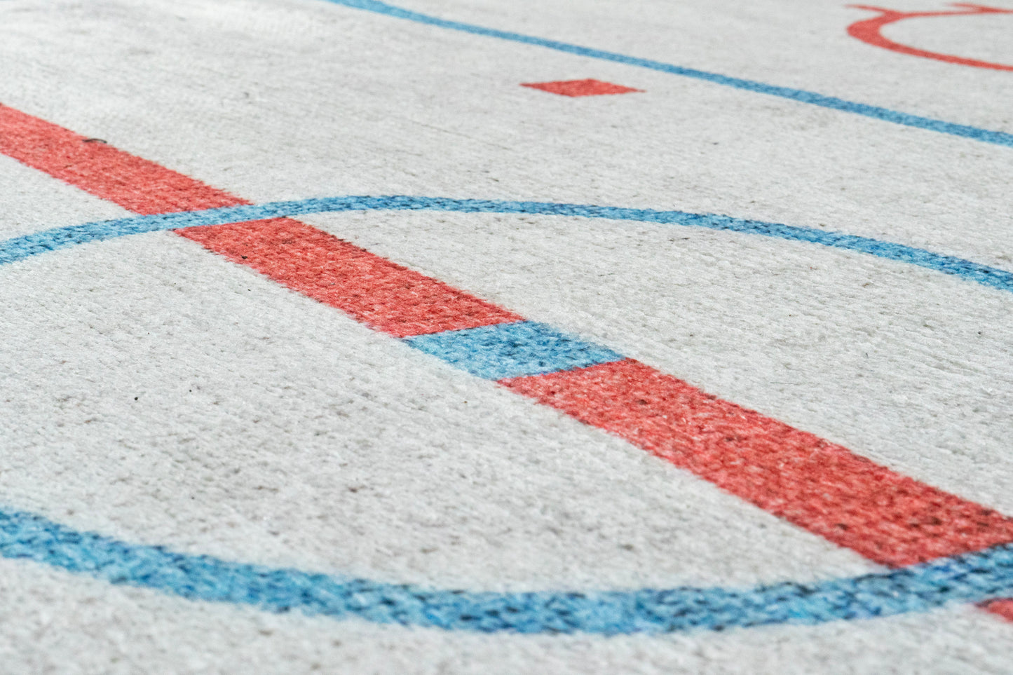 Kidz Children Ivory/Multi Hockey No Pile Rug