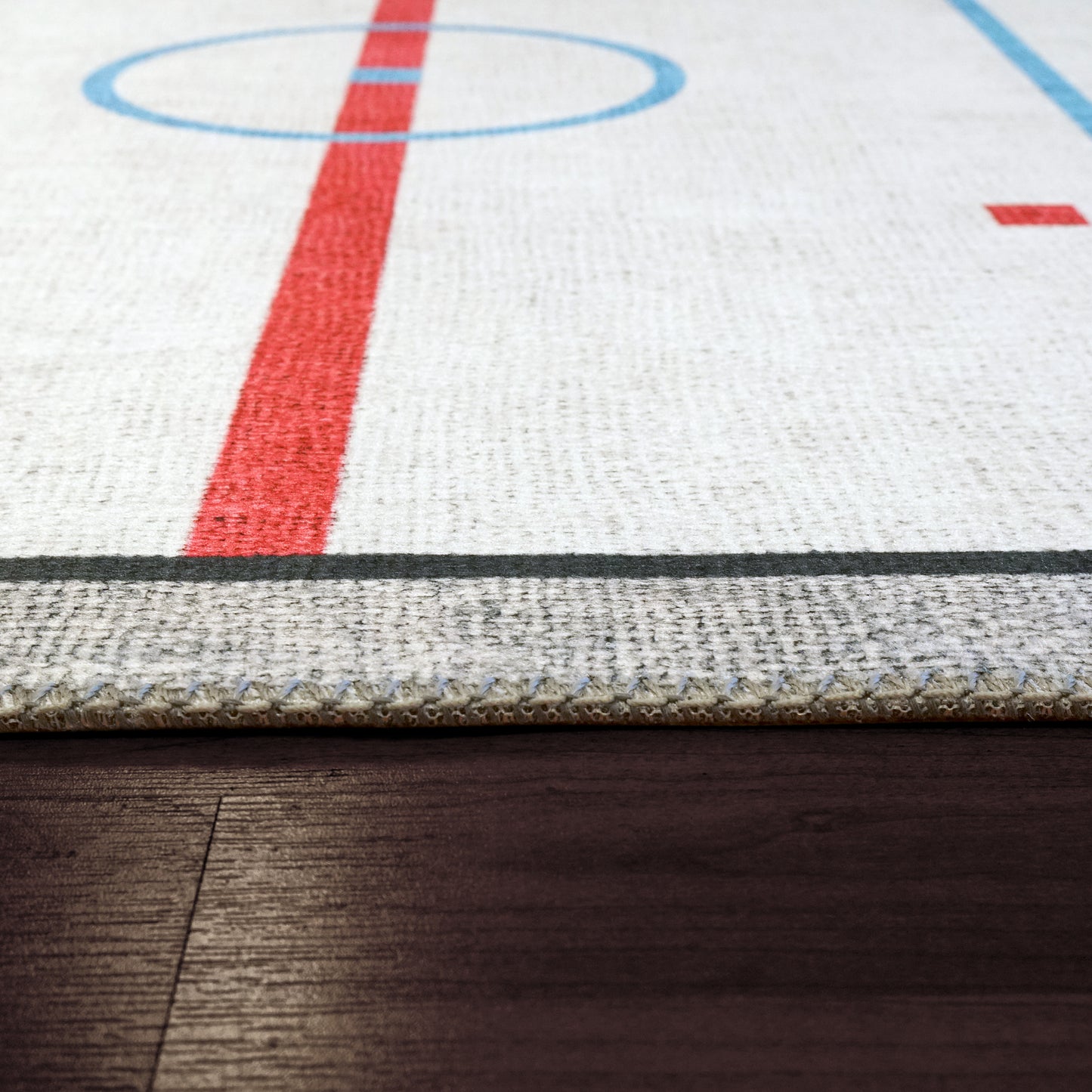 Kidz Children Ivory/Multi Hockey No Pile Rug