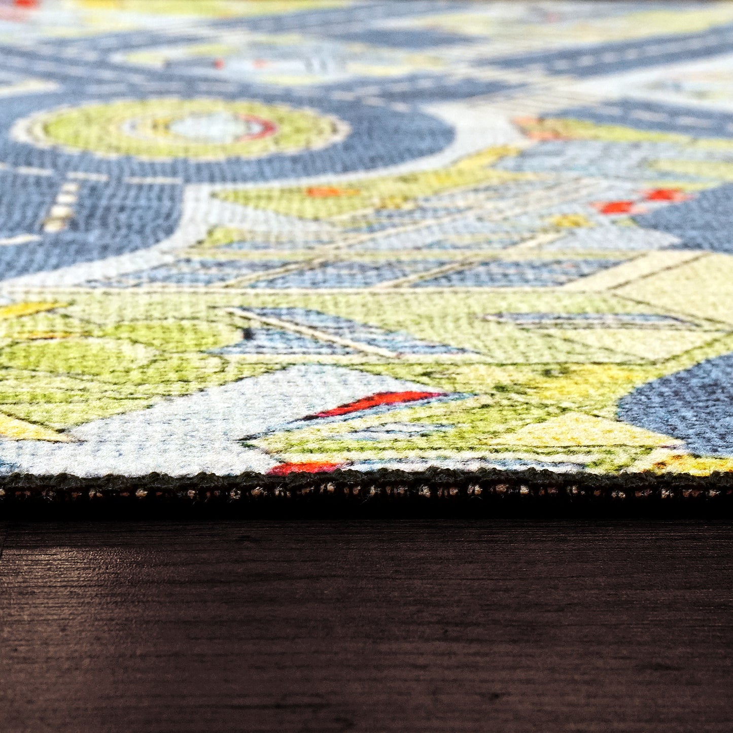 Kidz Children Multi City No Pile Rug