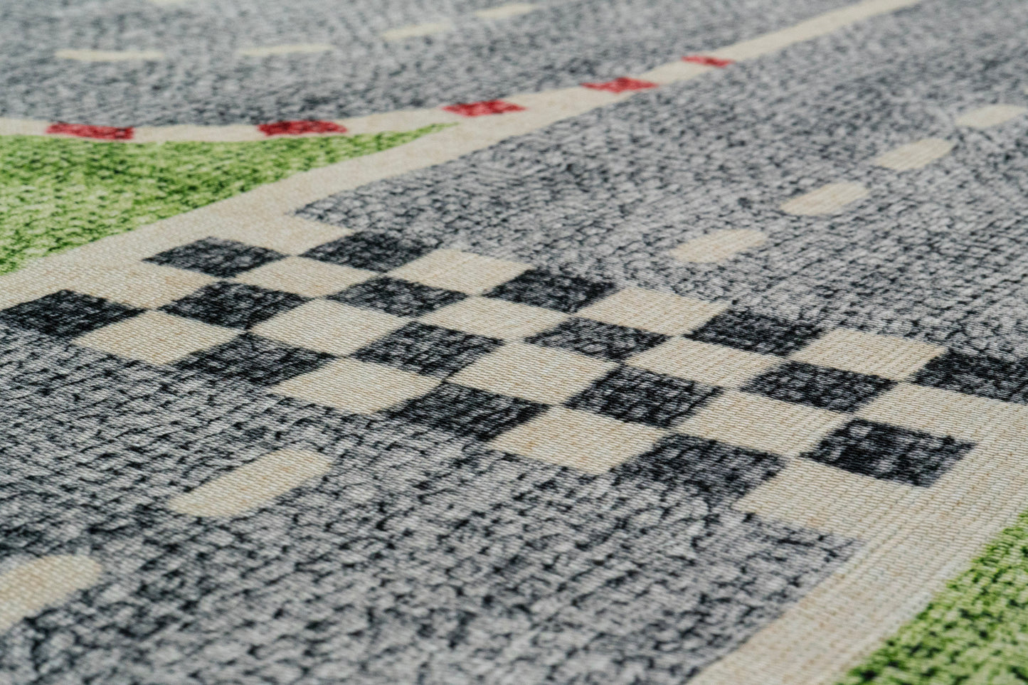 Kidz Children Multi Racetrack No Pile Rug