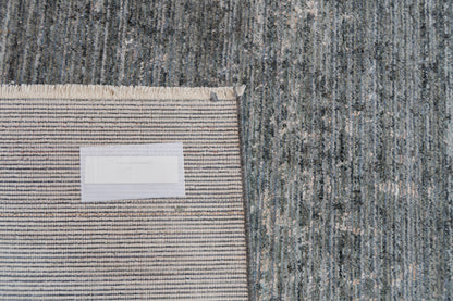 Kyra Modern Grey/Navy Abstract Medium Pile Rug