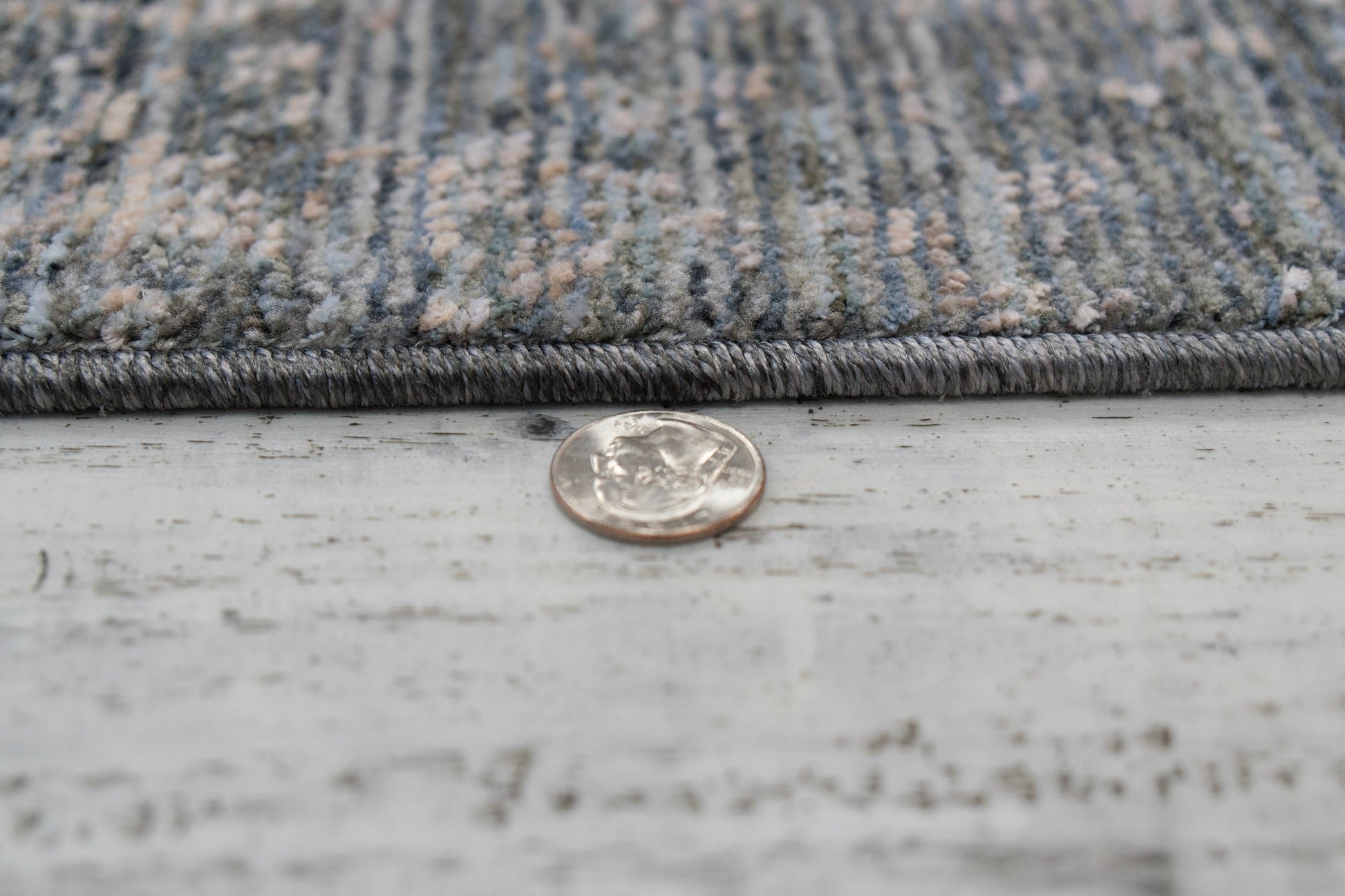 Kyra Modern Grey/Navy Abstract Medium Pile Rug