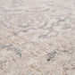 Lara Traditional Ivory/Beige/Grey Medallion Low Pile Rug