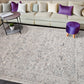 Lara Traditional Ivory/Beige/Grey Medallion Low Pile Rug