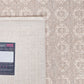 Lara Traditional Taupe Floral Low Pile Rug