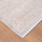 Lara Traditional Taupe Floral Low Pile Rug