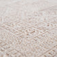 Lara Traditional Taupe Floral Low Pile Rug