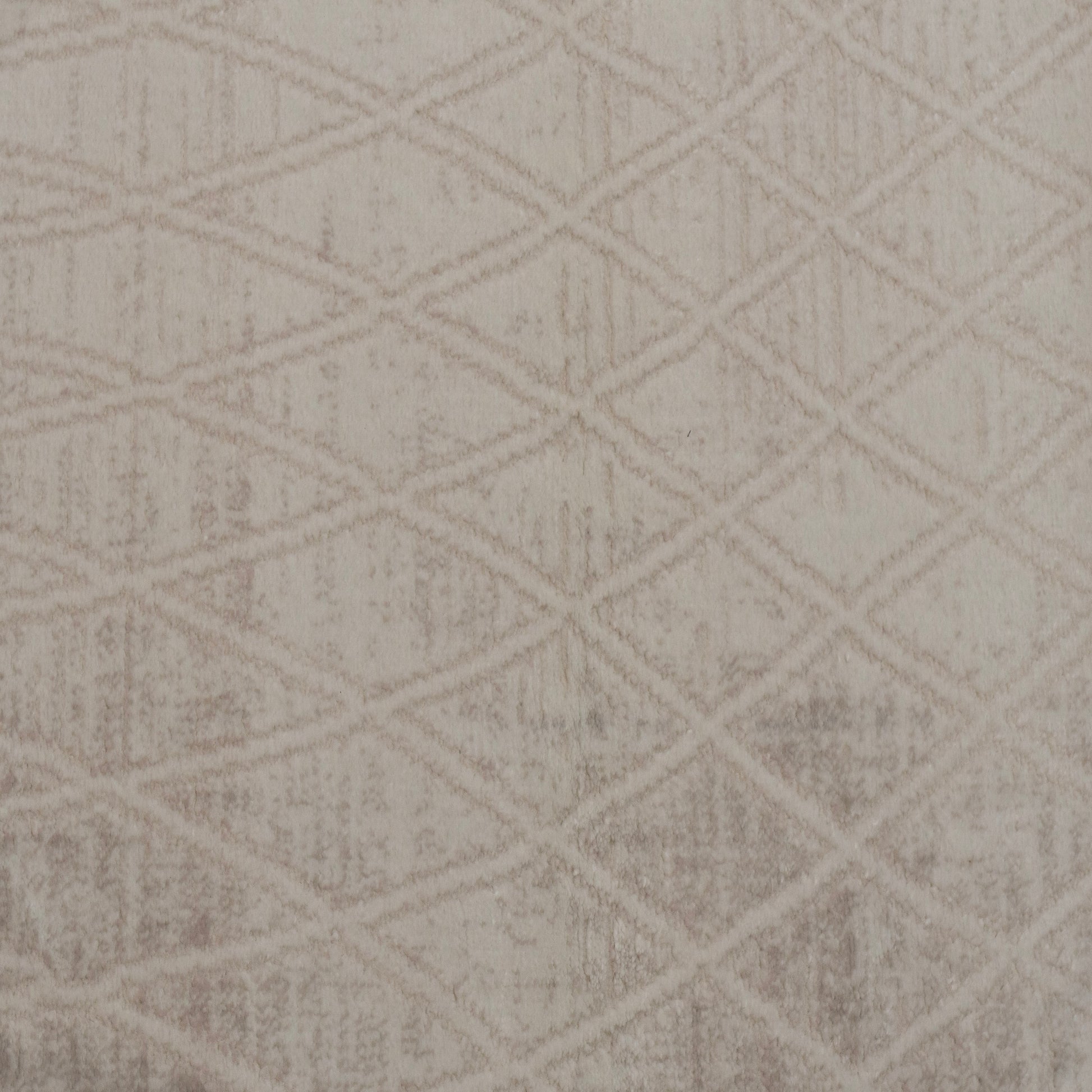 Lazer Modern Grey Geometric Medium Pile Rug