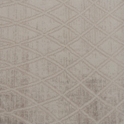 Lazer Modern Grey Geometric Medium Pile Rug