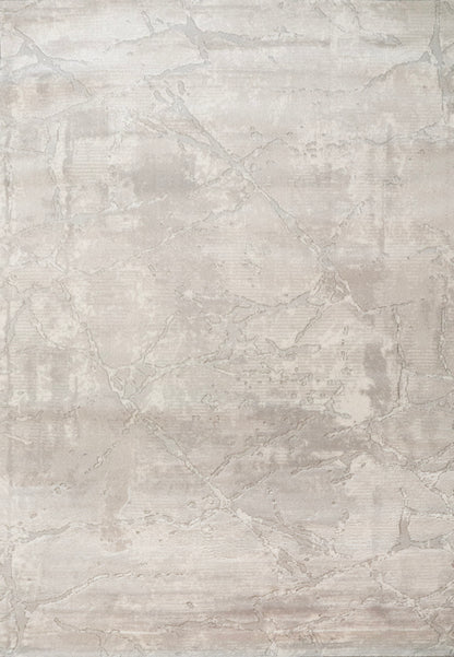 Lazer Modern Light Grey Abstract Medium Pile Rug