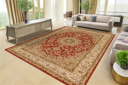 Legacy Traditional Red Classic Medium Pile Rug