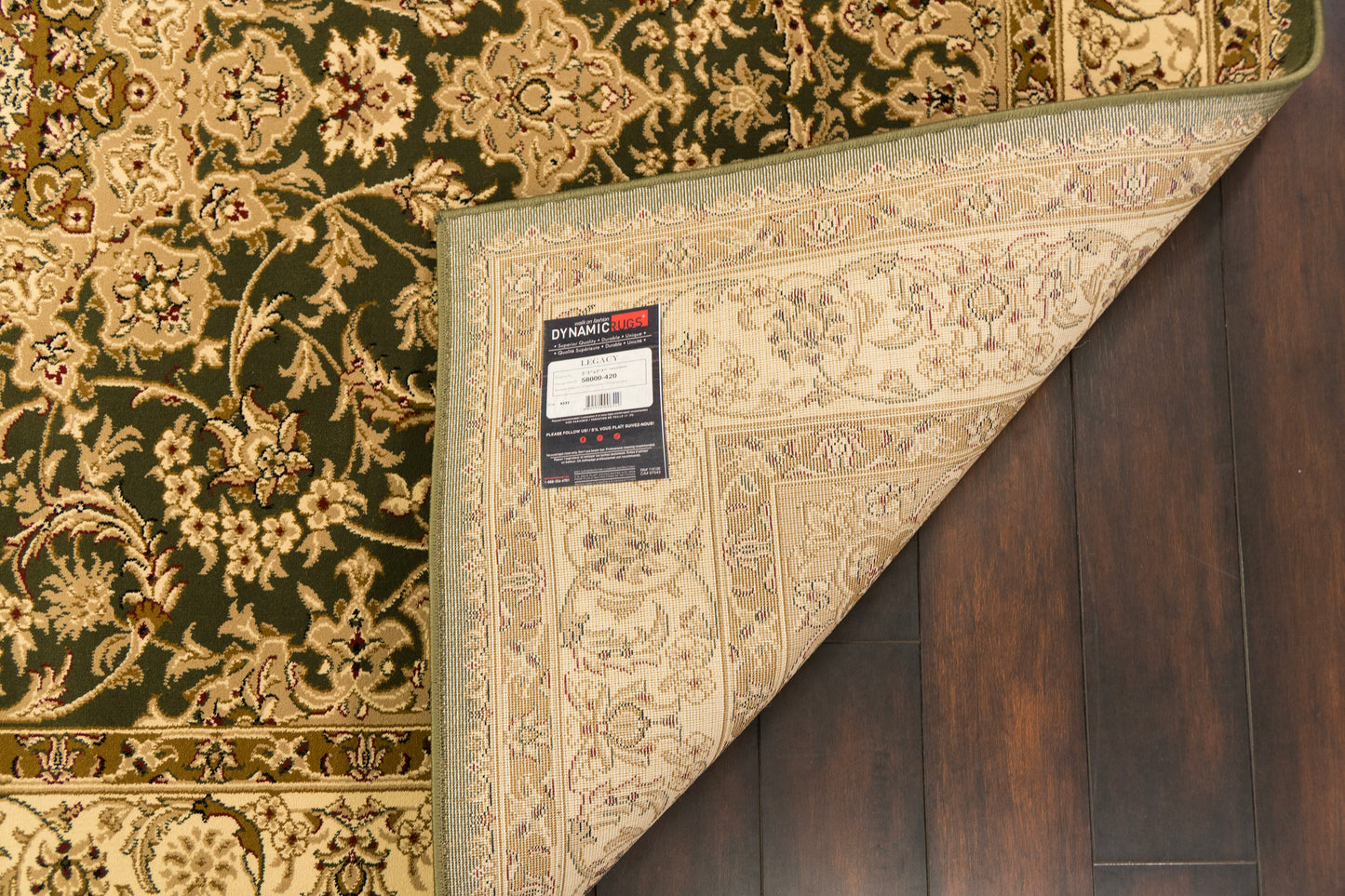 Legacy Traditional Green Classic Medium Pile Rug