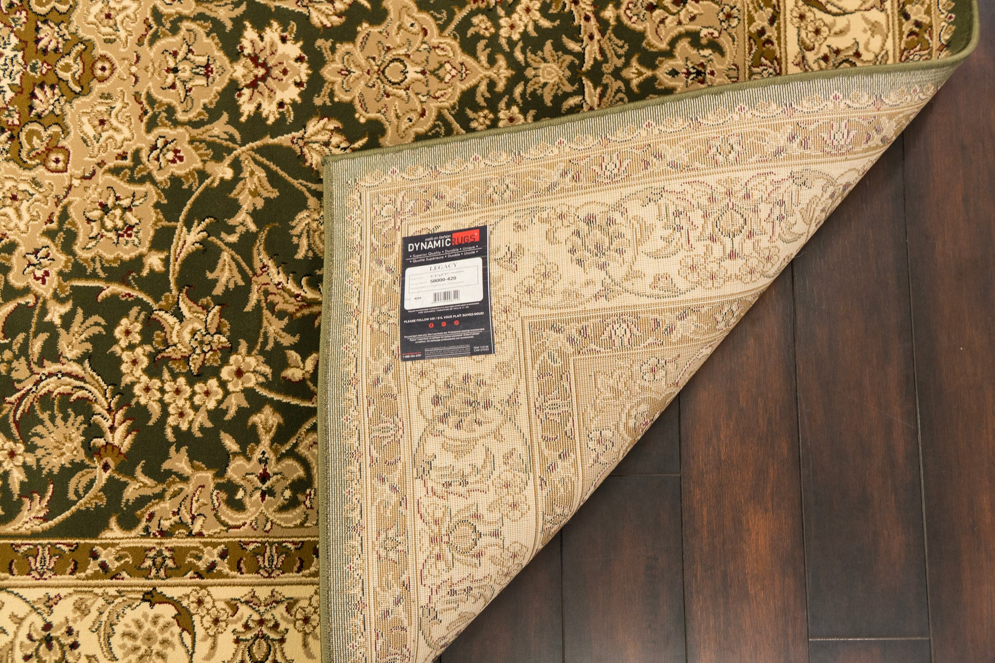 Legacy Traditional Green Classic Medium Pile Rug