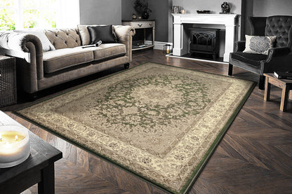 Legacy Traditional Green Classic Medium Pile Rug
