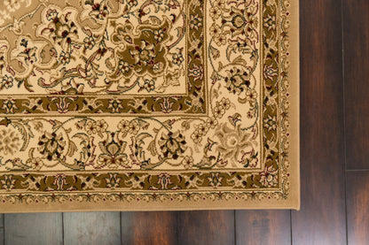 Legacy Traditional Yellow Classic Medium Pile Rug
