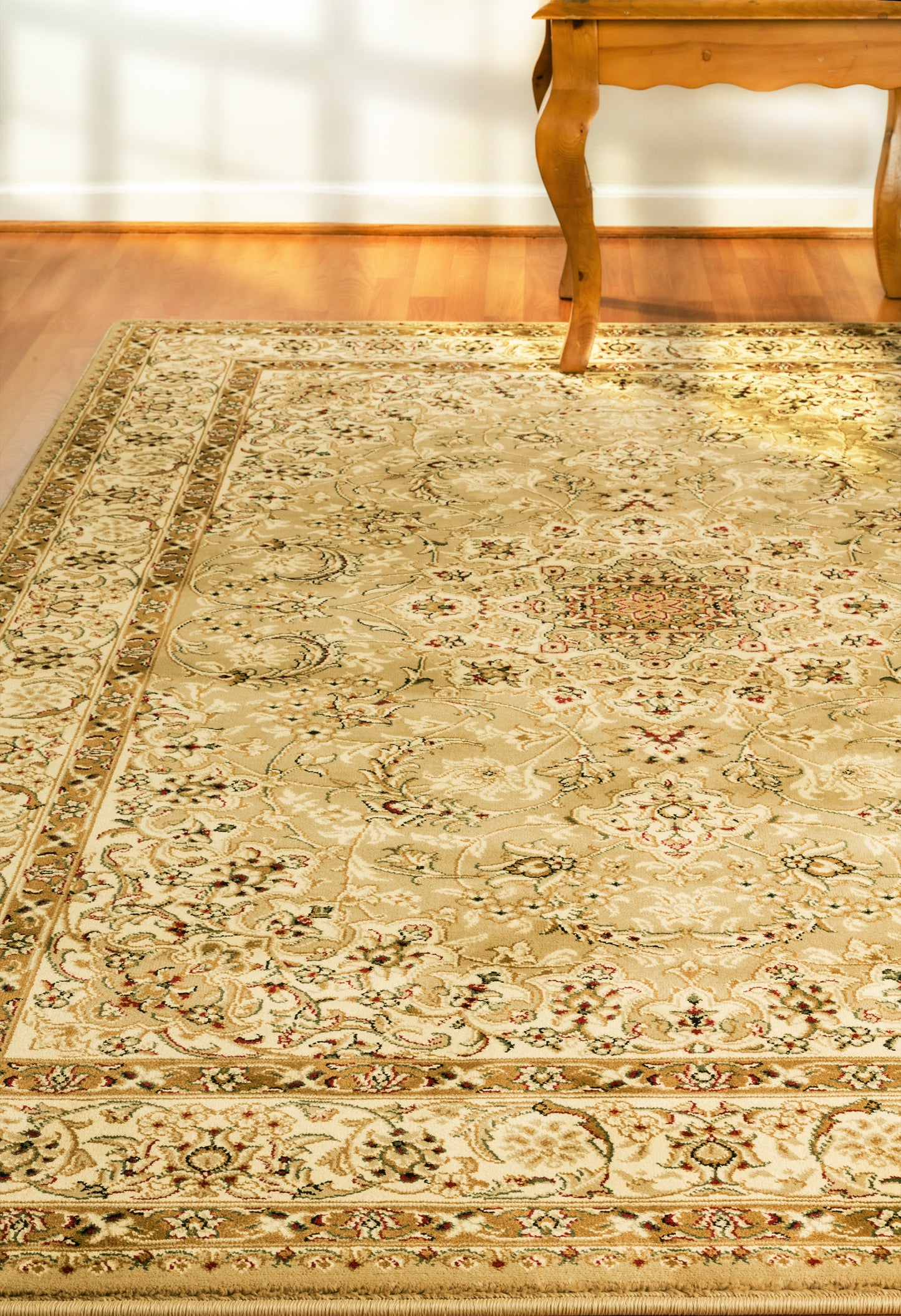 Legacy Traditional Yellow Classic Medium Pile Rug
