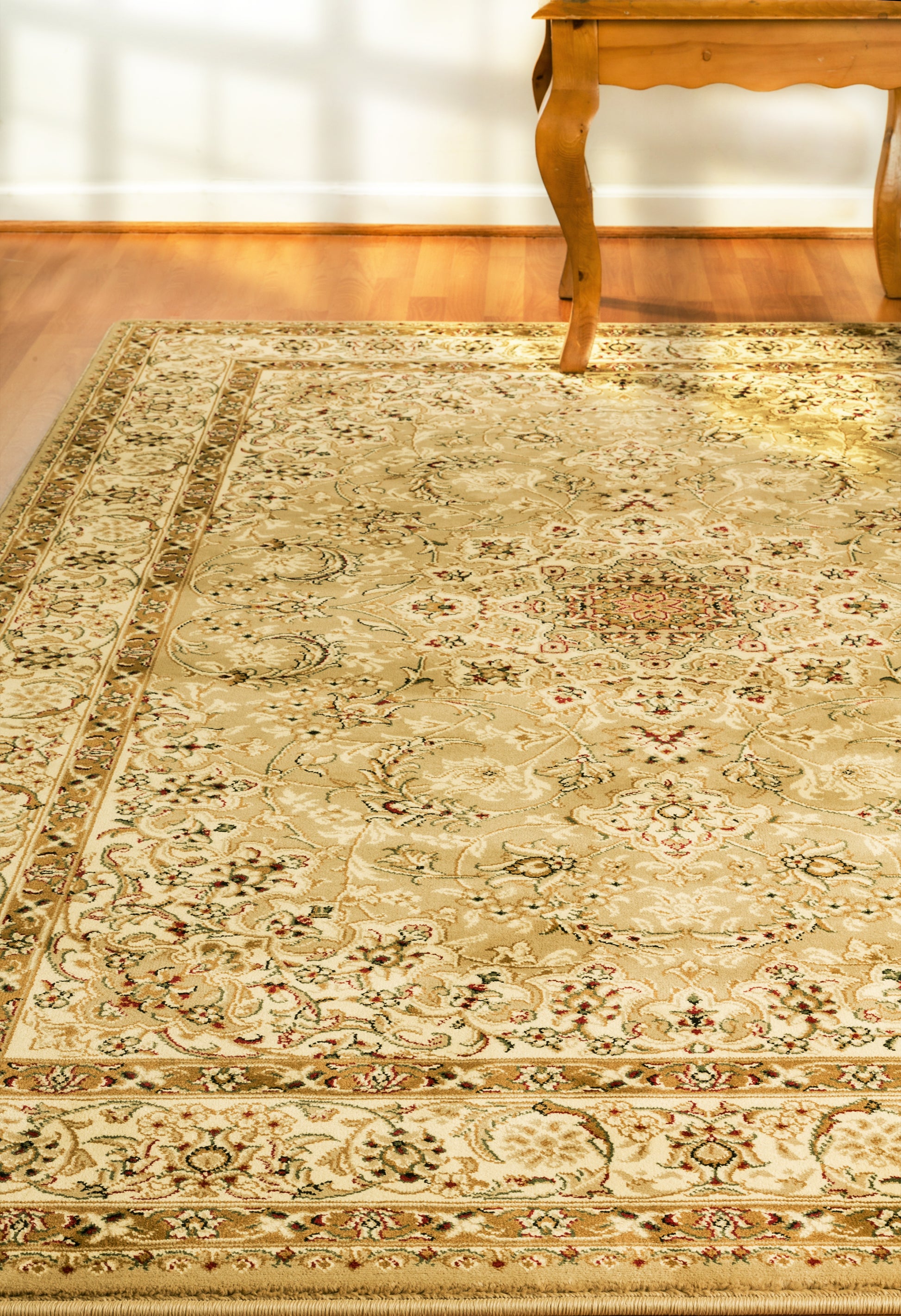 Legacy Traditional Yellow Classic Medium Pile Rug